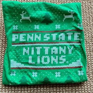 Penn State Holidays Green Long Sleeve Tee